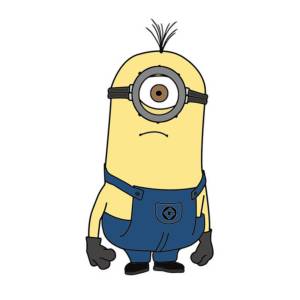 Disegno di Minion  a colori
