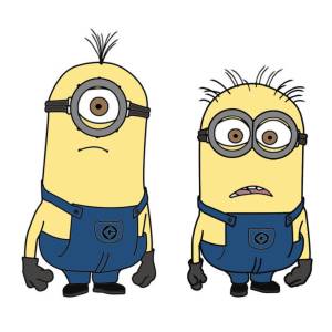 Disegno di Minions a colori