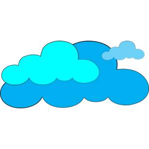 Disegno di Nuvole a colori