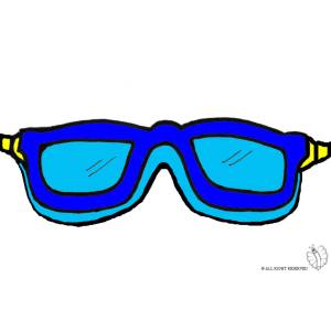 Disegno di Occhialini Mare a colori