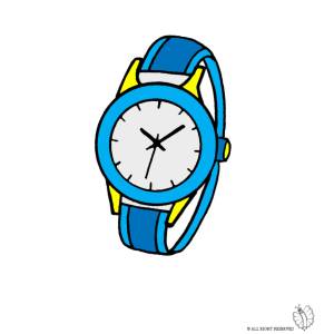 Disegno di Orologio da Polso a colori