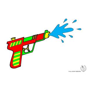 Disegno di Pistola ad Acqua a colori