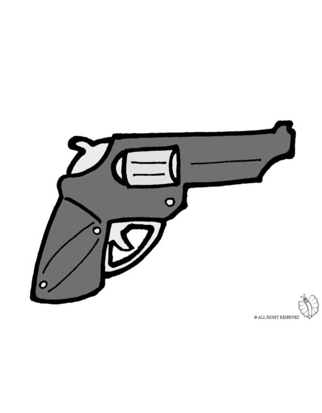 disegno di Pistola Revolver a colori