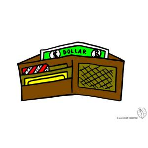 Disegno di Portafogli a colori