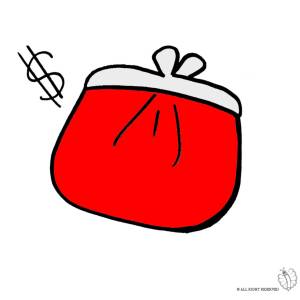 Disegno di Portamonete a colori