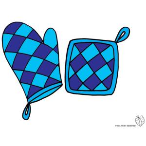 Disegno di Presine da Cucina a colori