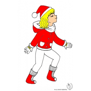 disegno di Ragazza  a colori