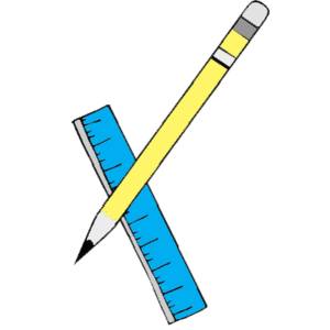 Disegno di Righello e Matita a colori