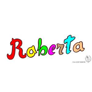 disegno di Roberta a colori