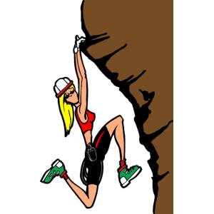 Disegno di Scalatrice a colori