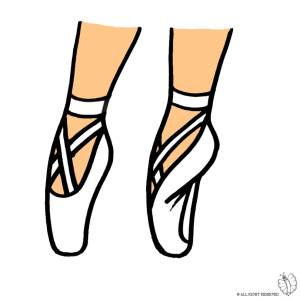 Disegno di Scarpe Ballerina a colori