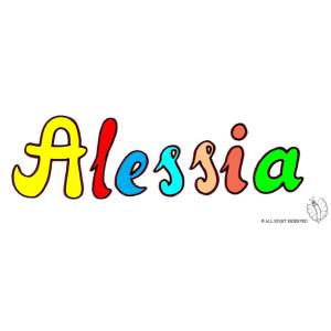 Disegno di Alessia a colori
