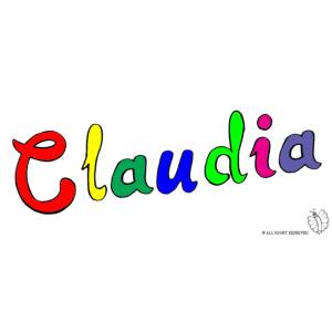 Disegno di Claudia a colori