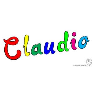 Disegno di Claudio a colori