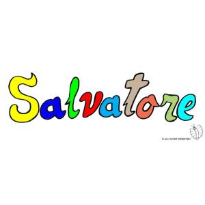 Disegno di Salvatore a colori