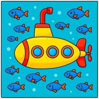 disegno di Sottomarino a colori