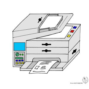 Disegno di Fotocopiatrice a colori