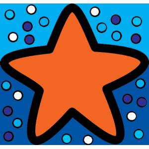 Disegno di Stella Marina a colori