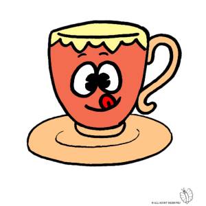 Disegno di Tazzina a colori