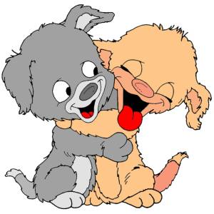 Disegno di Teneri Cuccioli a colori