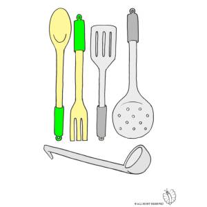 Disegno di Cucinare a colori