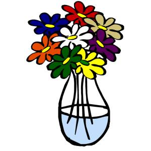 Disegno di Vaso con Acqua a colori