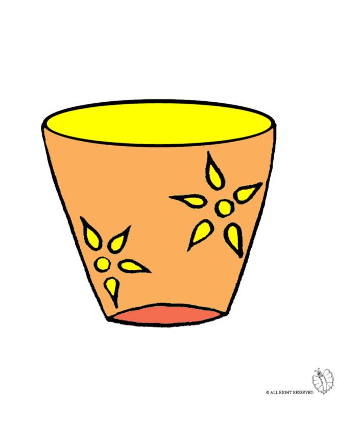 disegno di Vaso  a colori