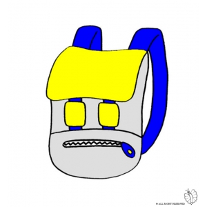 Disegno di Zaino a colori