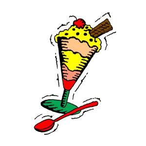 Disegno di Coppa Gelato a colori