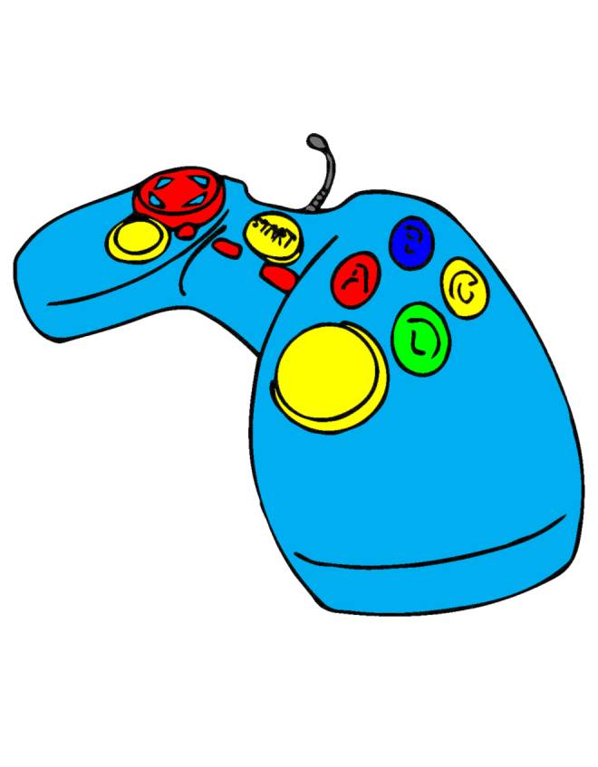 disegno di Joypad a colori