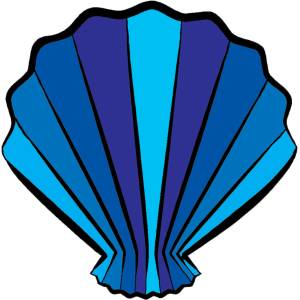 Disegno di Conchiglia a Ventaglio a colori