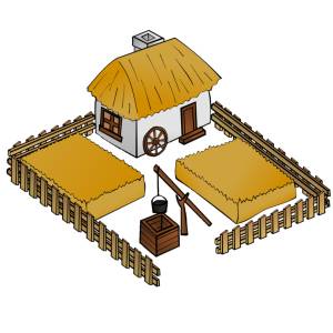 Disegno di La Fattoria a colori