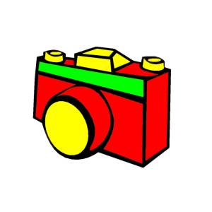 Disegno di Macchina Fotografica a colori