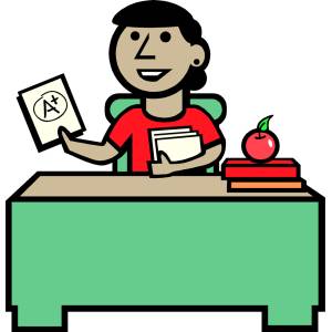 Disegno di La Maestra a colori