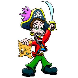 Disegno di Pirata a colori