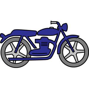 Disegno di La Moto a colori