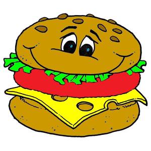 Disegno di Panino a colori