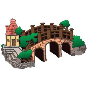 Disegno di Il Ponte a colori