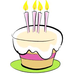 Disegno di Torta Auguri a colori