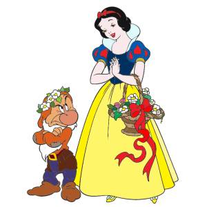 Disegno di Biancaneve a colori