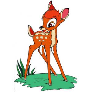 Disegno di Bambi a colori