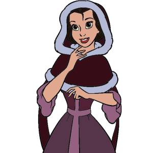 Disegno di Belle a colori