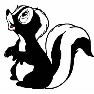 Disegno di Fiore la Puzzola a colori