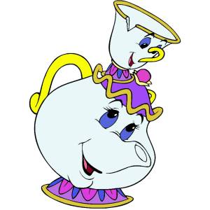 Disegno di La Teiera e la Tazzina a colori