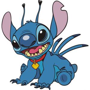 Disegno di Stitch a colori