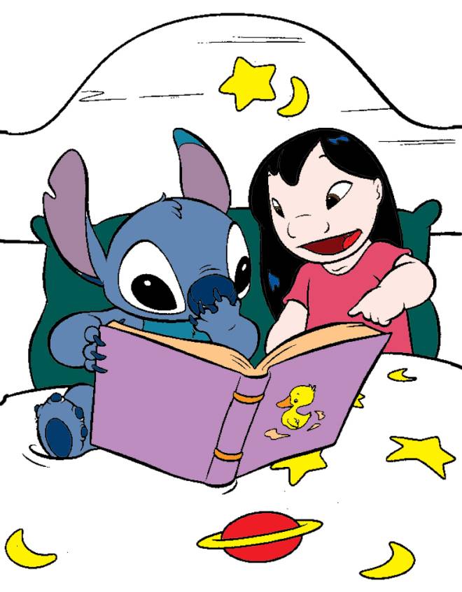 disegno di Lilo & Stitch Fiabe a colori