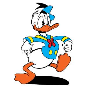 Disegno di Donald Duck a colori