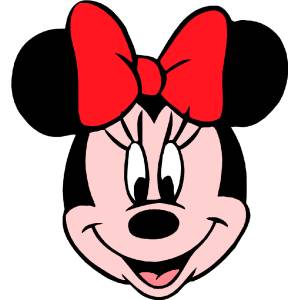 Disegno di Minnie Allegra a colori