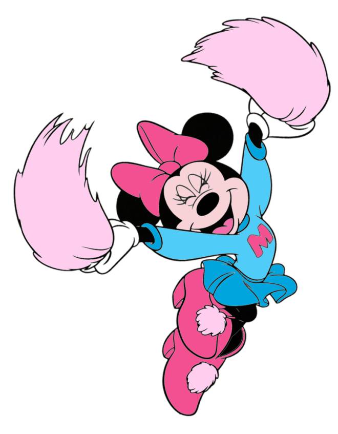 disegno di Minnie Pon Pon a colori