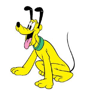 Disegno di Disney Pluto a colori